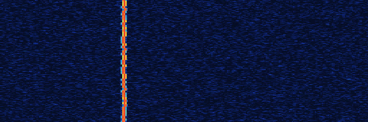 Waterfall picture of JT4: pitch runs left to right, time runs downward